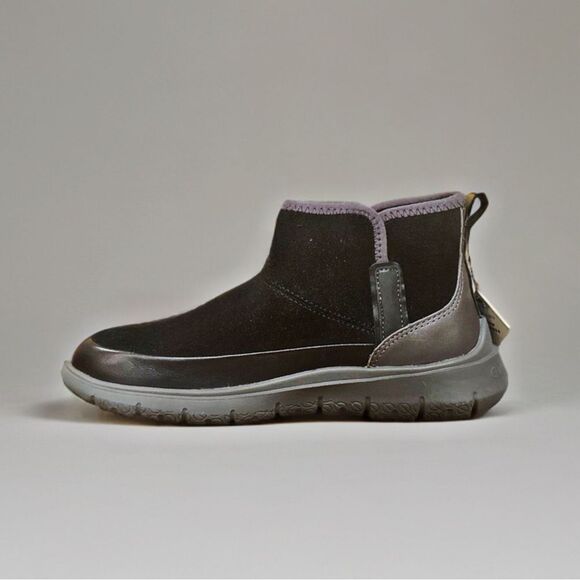 Cole Haan Women's Generation Zerogrand Black Suede Ankle Boots - Picture 9 of 16